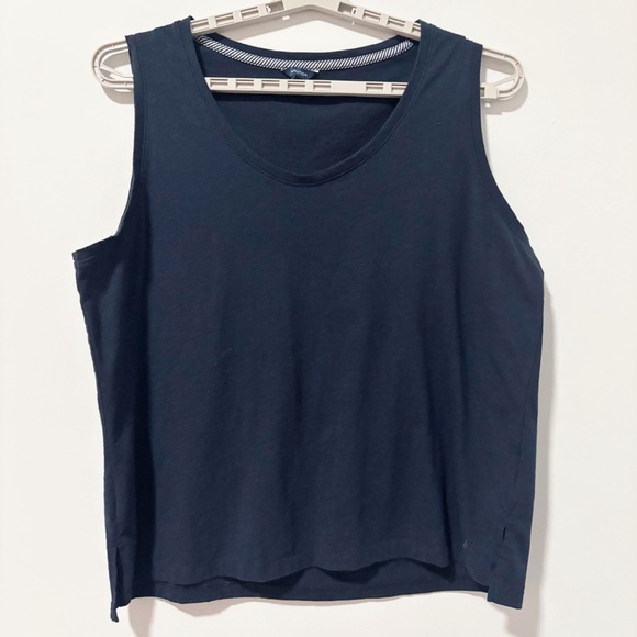 Nautica Women's Tank Top Womens Size XXL Deep Blue Layer Basic Solid - Picture 1 of 11